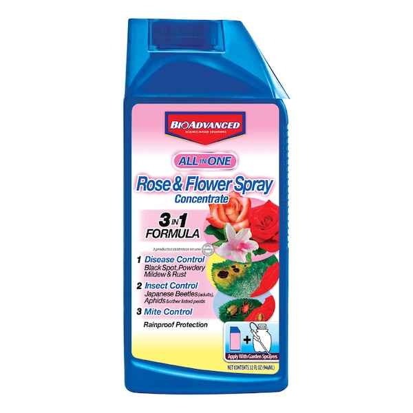 BioAdvanced All-in-One Rose and Flower Care Concentrate 32 oz